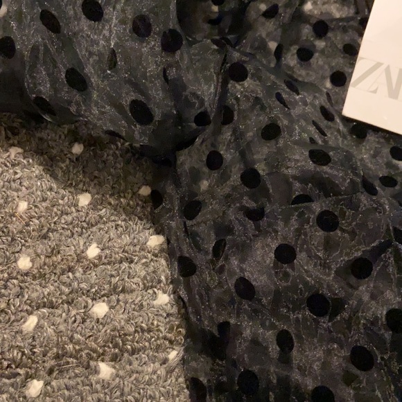 Zara bloggers favorite polka dot top - Picture 7 of 8